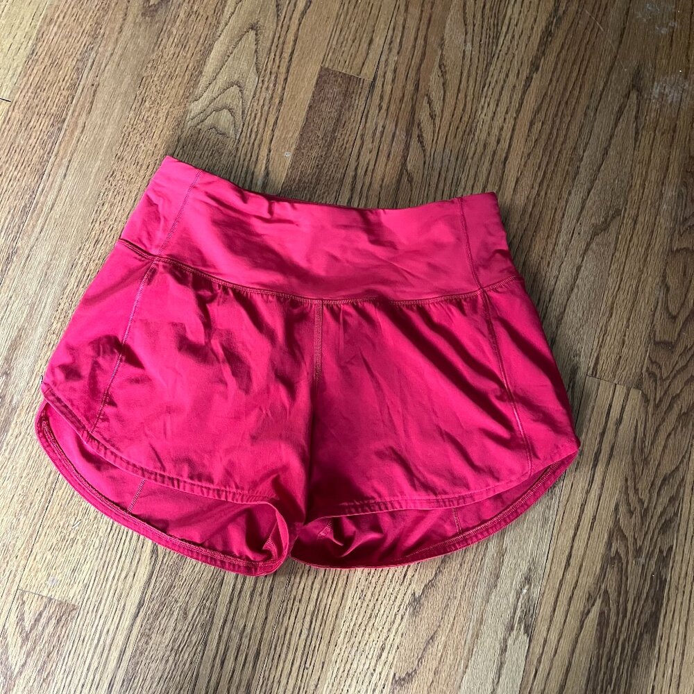 Lululemon Shorts - Size 6 - Red